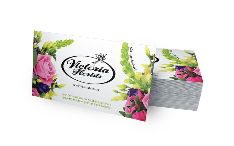Victoria florist business cards