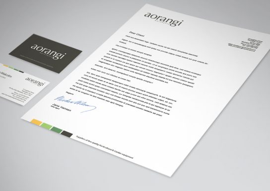 Aorangi Letterhead