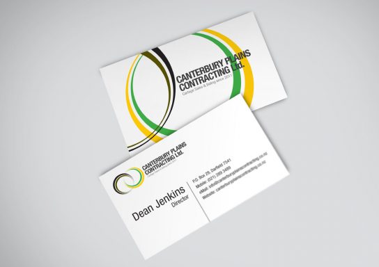 Canterbury Plains Contracting Business Card